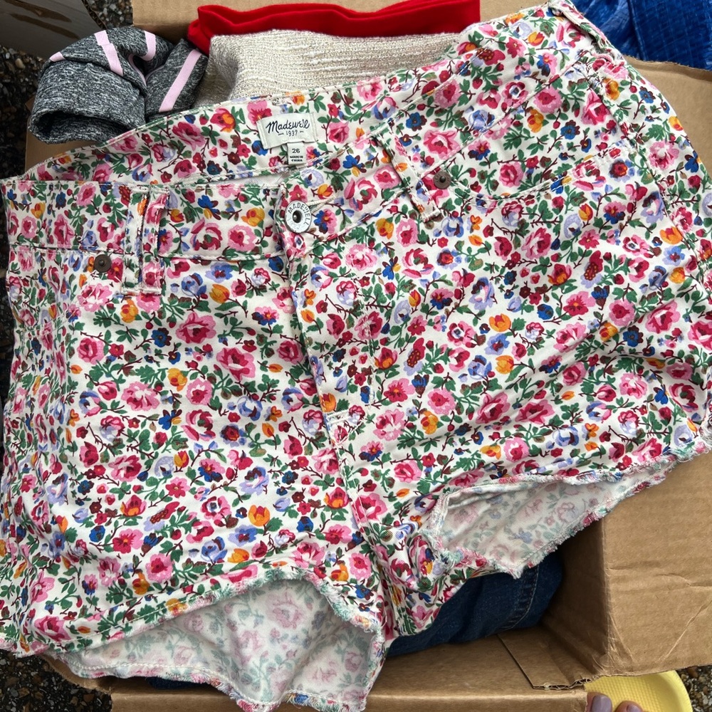 Madewell Floral Shorts